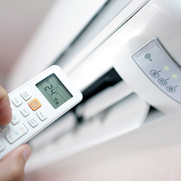 air conditioner set up